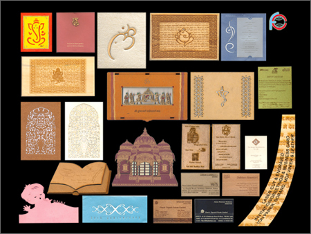 Laser Cut Invitation, Greetings & Business Card