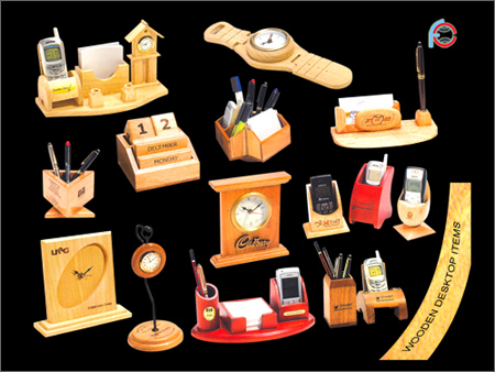 Wooden Desktop Items