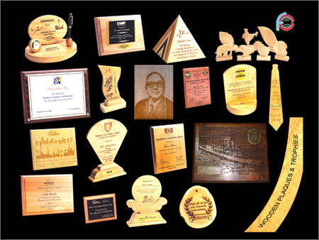 Wooden Plaques & Trophies