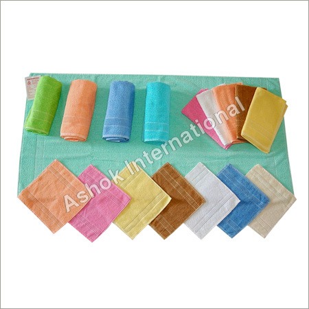 Solid Crape Towels