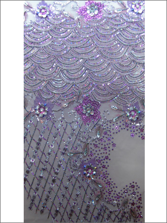 Hand Embroidered Work Fabrics