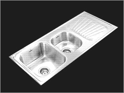 One & Half Bowl Sink with Drain Board