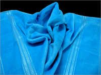 Terry Sheared Towel - Blue
