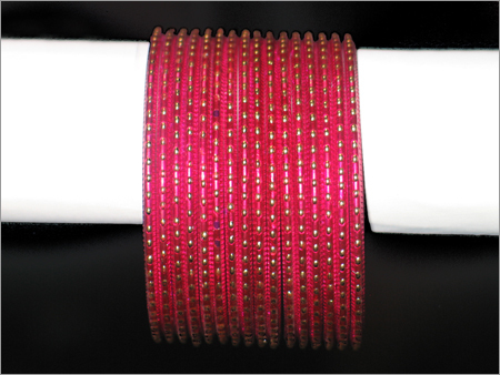 Crystal Studded Metal Bangles