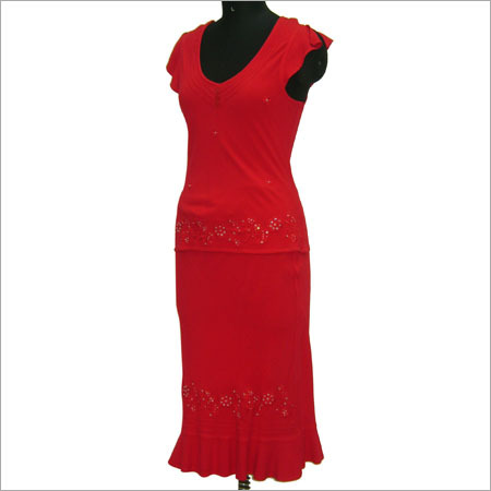 Sleeveless Skirt Top
