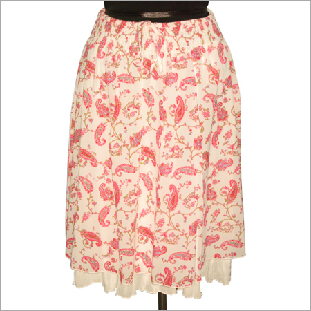 Printed Long Skirt
