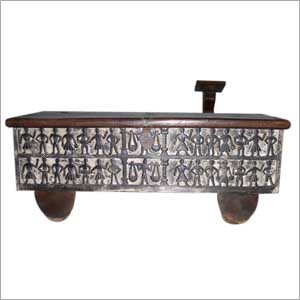 Wooden Carved Wheel Box