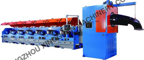 Dry Drawing Machine with Drop Coiler
