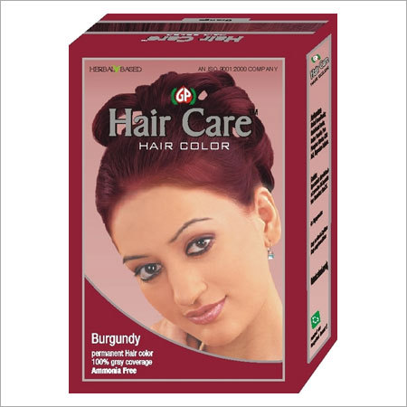 Burgundy Henna Hair Color
