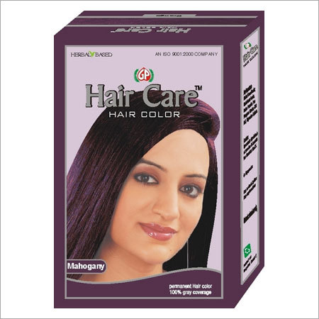 Mahogany Henna Hair Color