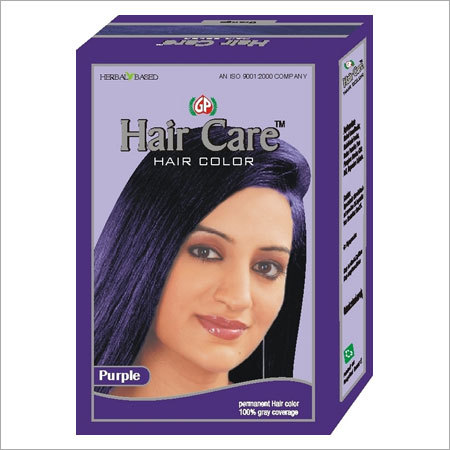 Purple Henna Hair Color