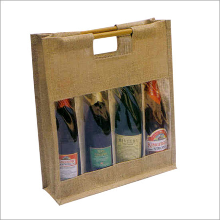 Fore Bottle Jute wine Bags
