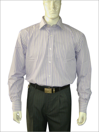 Cotton Shirt With Stripes