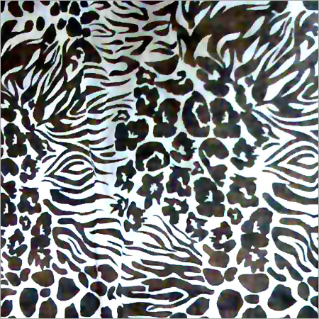 Cotton Black Tiger Print