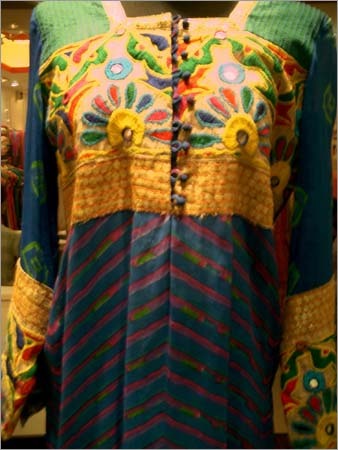 Hand Embroidered Lehenga Suits - Silk Blend XS-XXL Blue | Hand Stitched Embroidery Elegant Style Customizable