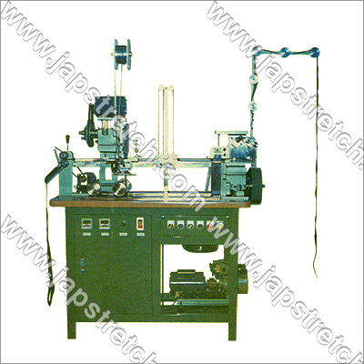 Zipper bottom stop machine