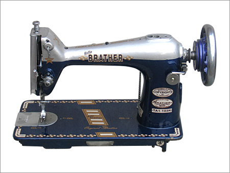 Single needle lock stitch machine