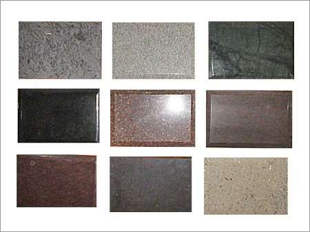 Granite floor tiles