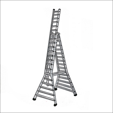 Aluminium Self Supporting Extension Ladder