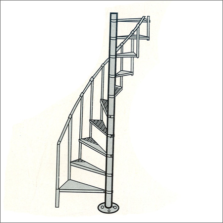 Aluminum U Spiral Ladder