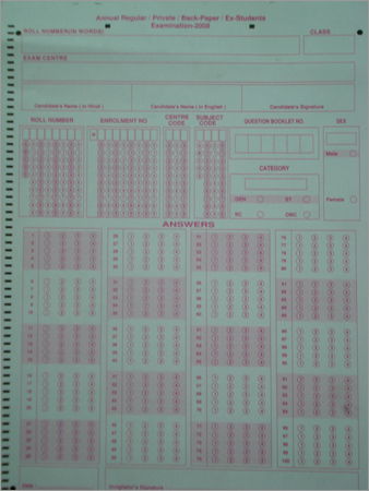OMR Sheets