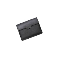 Office File - Leatherette 6x8 Inches Black | Magnetic Clasp Multiple Pockets Compact Design Organized Storage
