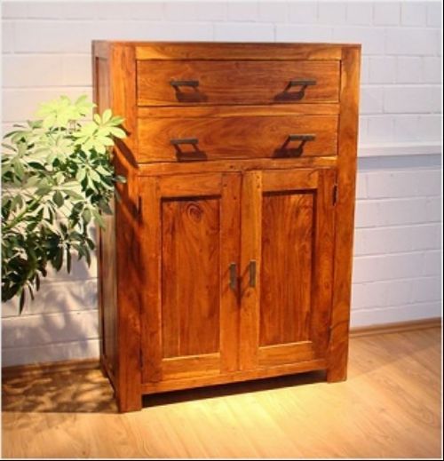 Wooden Side Board with Drawers