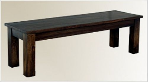 Wooden Bench - Acacia, Sheesham, Mango Wood 130x48x40 cm, Water & Scratch Proof Finish