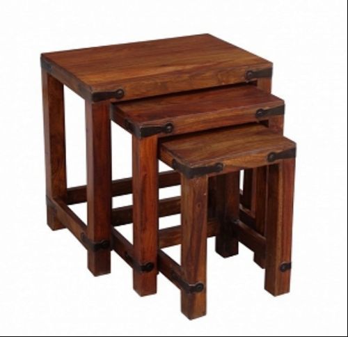 Wooden Stool Set of Three