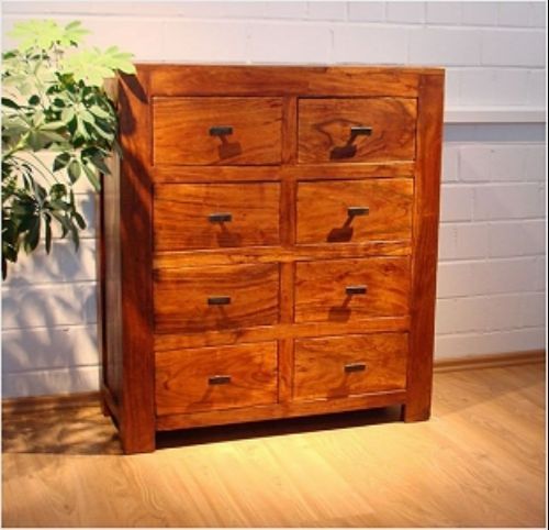 Wooden Two Part Drawer Chest