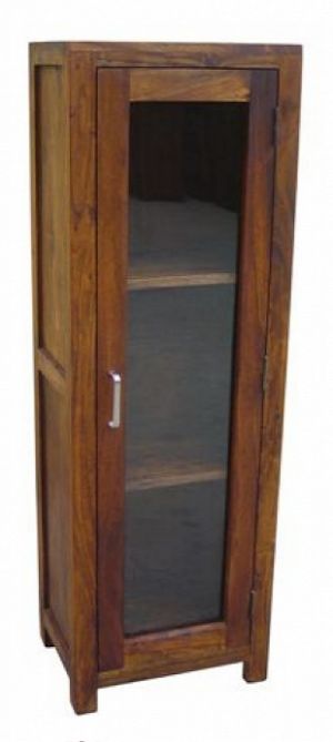 Wooden Bathroom Glass Cabinet