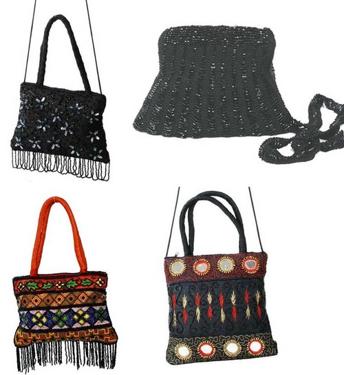 Hand Embroidered Beadwork Bags