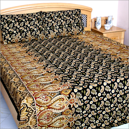 Block Printed Bed Sheet
