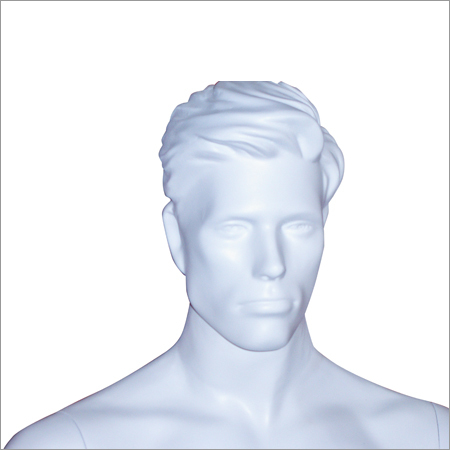 Head Dummy - Fiberglass, 12x6x6 Inches, White, Matte Finish | Realistic Design, Durable Material, Display Ready