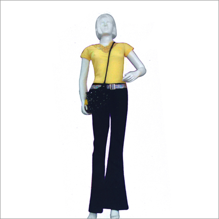 Female Mannequin - Fiberglass, 5'7", White | Realistic Pose, Adjustable Height, Posable Arms, Durable Material