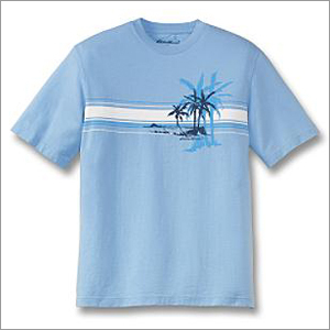 Blue Printed T-Shirt