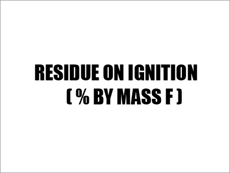 Residue On Ignition