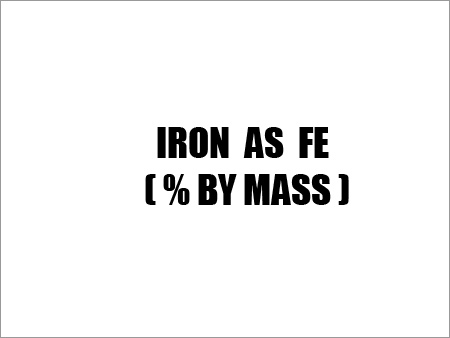 Iron as Fe