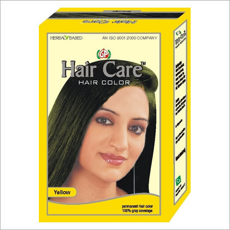 Yellow Henna Hair Color