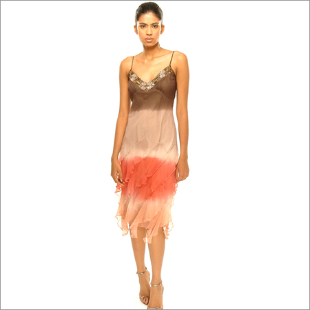 Knee Length Evening Dress