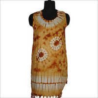 Cotton Gown - Rayon Tie & Dye Fabric, Sizes Xs To Xxxl | Quick Dry, Washable, Sleeveless Design, Stylish Printed Patterns