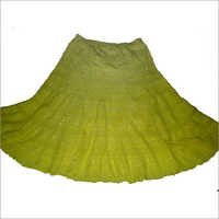 Plain Ladies Cotton Skirt