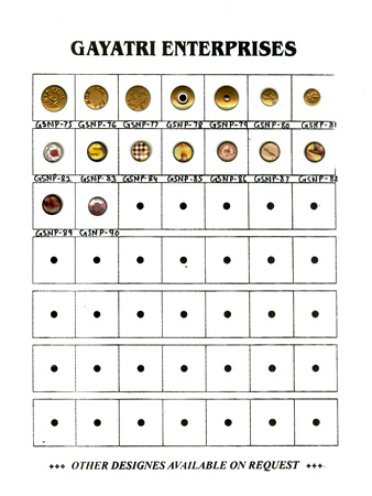 Snap Development - Metal Round Multicolor Snap Buttons | Different Sizes, Plain Technique