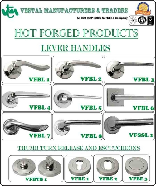 Hot Forged Brass Lever Handles