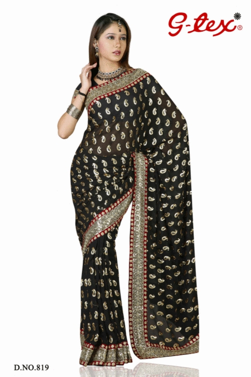 Fancy Embroideried Sarees