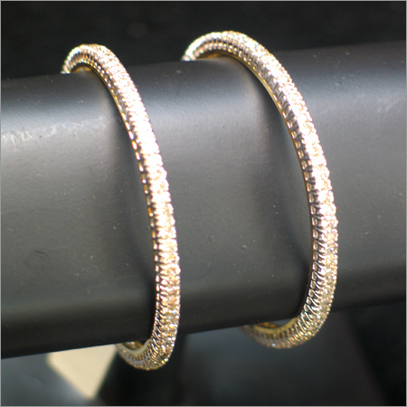 Diamond Solitaire Bangle