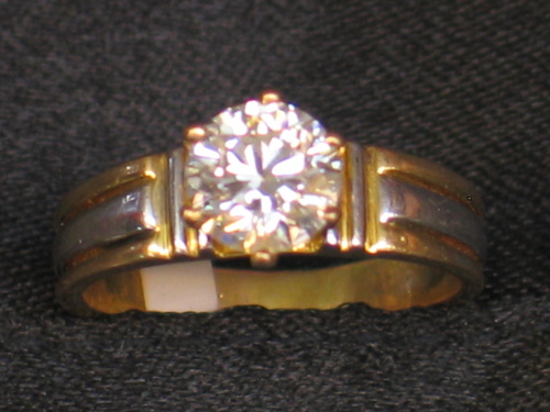 Gents Solitaire Ring