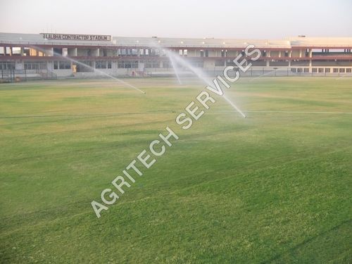 Irrigation system at Cricket Stadium