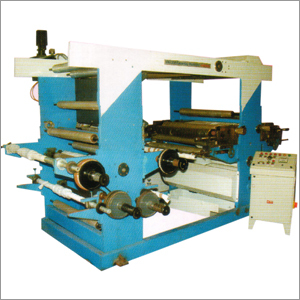 Flexo Printing Machine - 20" to 30" Web Width, 0-60 Mts/Min Speed | High Speed, Precise Printing, Energy Saving, Duplex System, Tension Control