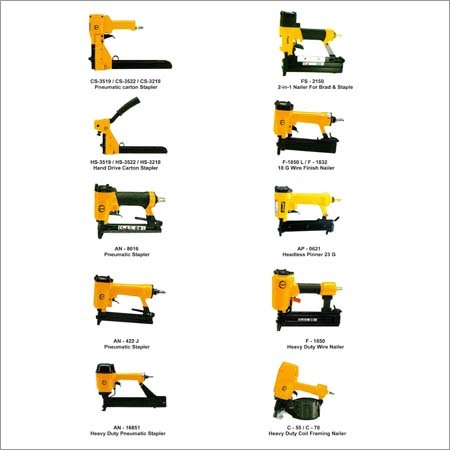 Pneumatic Carton Staplers